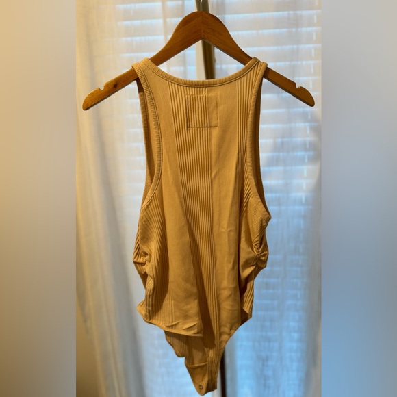 Aerie tank bodysuit ribbed /rouched/cinching 2x - Picture 5 of 6